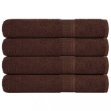 vidaXL Prosoape 4 buc Maro 100x200 cm 360 g/m&sup2; 100% bumbac