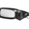 Oglinda exterioara Opel Astra F (Sedan+Hatchback+Combi) 1994-12.2002 partea stanga View Max crom asferica carcasa neagra reglare parghie fara incalzi