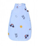 Sac de dormit de toamnaiarna 85 cm bumbac ranforce Bear Car Blue, Lorelli