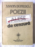 &quot;POEZII ALESE DE CENZURA&quot;, Marin Sorescu, 1991