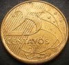 Moneda 25 CENTAVOS - BRAZILIA, anul 2011 * cod 3712, America Centrala si de Sud