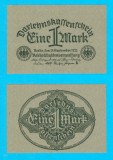 Germania (p#61) 1 Mark 1922 aUNC+ &#039;Darlehnskassenschein&#039;