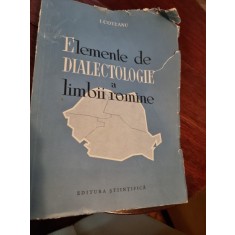 Elemente de Dialectologie a limbii romane - I. Coteanu