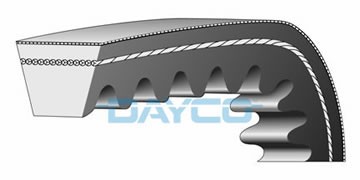 Curea transmisie 16.5x664 (Dayco) Derbi Vamos (93-95) - Velocifero (93-99) - Suzuki AH Address (carter scurt) (92-95) 2T AC 50cc