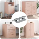 vidaXL Zăvor 12 pcs Argintiu 46 x 17 x 1,2 mm Oțel 864616