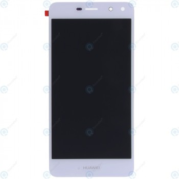 Huawei Y6 2017 (MYA-L11) Modul display LCD + Digitizer alb foto