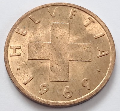 Elvetia, 2 Rappen 1969 foto