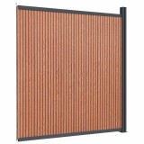 Cumpara ieftin Panouri de gard, maro, 173x186 cm, WPC