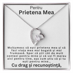 Cadou colier pentru prietena cu mesaj de recunostinta