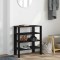 vidaXL Pantofar, negru, 61x32x70 cm, lemn prelucrat 859843