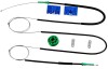 Kit reparatie macara geam fata Audi A6 (C5) 1997-2005 electrica dreapta (cablu role si suport geam)