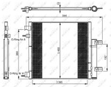NRF 350048 EASY FIT Condensator, climatizare