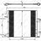 NRF 350048 EASY FIT Condensator, climatizare