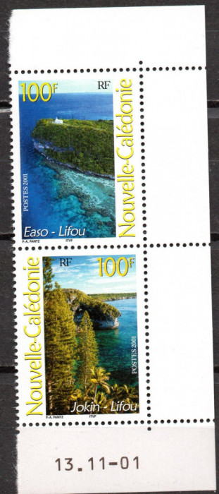 NOUA CALEDONIE 2001, Peisaje, serie neuzată, MNH