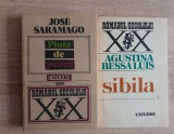 2x LITERATURĂ PORTUGHEZĂ: Pluta de piatră -JOSE SARAMAGO / Sibila -A. BESSA LUIS