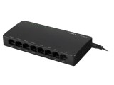 Switch Ethernet LANBERG RJ45 x8 cu LED, cod DSP2-1008-12V, Plug &amp; Play