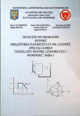 SELECTIE DE PROBLEME PENTRU PREGATIREA EXAMENULUI DE LICENTA, SPECIALIZAREA INSTALATII PENTRU CONSTRUCTII --277447 foto