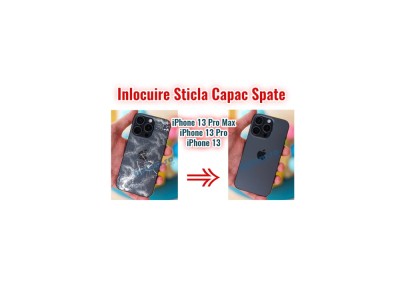 Inlocuire Capac Spart iPhone 13 13Pro 13 Pro Max Spart 13mini Sticla Spate foto