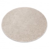 Covor rotund SANTA FE bej 33 simplu, culoare, solidă, cerc 100 cm