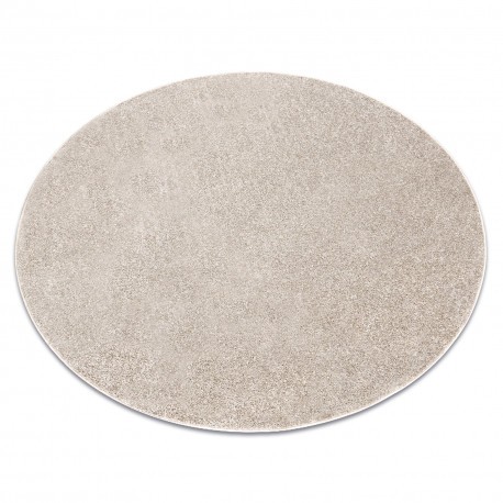 Covor rotund SANTA FE bej 33 simplu, culoare, solidă, cerc 100 cm