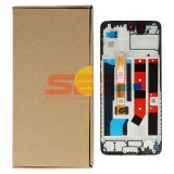 Display LCD Touchscreen cu Rama Original OPPO A60 Negru Service Pack