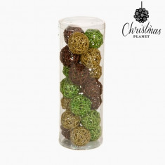 Globuri de Craciun Cafea Aur Verde (21 pcs) by Christmas Planet foto