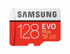 Card Samsung EVO Plus microSDXC 128GB Class 10 UHS-I foto