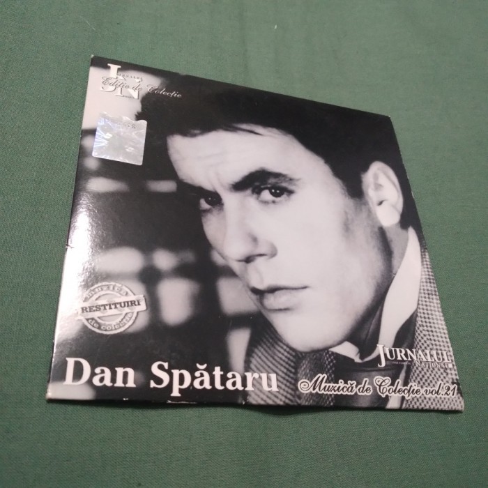 CD DAN SPATARU MUZICA DE COLECTIE JURNALUL ORIGINAL