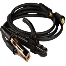 Set cabluri sudură 16 mm&sup2;, 200A cu clește masă și clește portelectrod