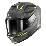 Casca integrala Shark Skwal i3 Linik gri/galben mat marime L