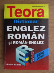 DICTIONAR ENGLEZ ROMAN SI ROMAN ENGLEZ - ANDREI BANTAS foto