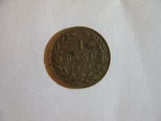 1 BANU 1867 HEATON! STARE VF+ PATINA!! foto