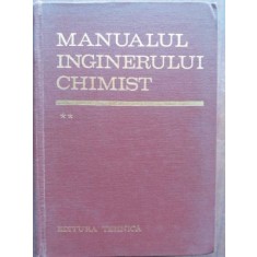 Manualul inginerului chimist vol 2- Dumitru Sandulescu