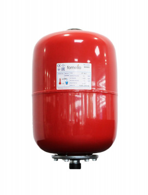 Vas expansiune termic Fornello 24 litri, vertical culoare rosu, presiune maxima 10 bar, membrana EPDM foto