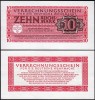 GERMANIA █ bancnota █ 10 Reichsmark █ 1944 █ P-M40 Ro. 513 █ WEHRMACHT █ UNC