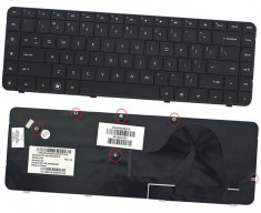 Tastatura laptop HP Compaq Presario CQ62 neagra US cu rama foto