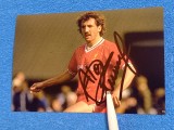Foto fotbal (de colectie) - cu semnatura originala jucatorul ALAN KENNEDY (FC LIVERPOOL)