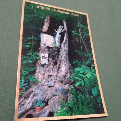 CARTE POSTALA SFANTA MANASTIRE IZBUC NECIRCULATA foto