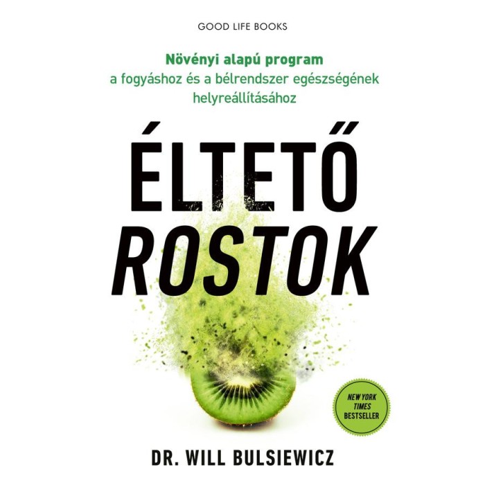 &Eacute;ltető rostok - N&ouml;v&eacute;nyi alap&uacute; program a fogy&aacute;shoz &eacute;s a b&eacute;lrendszer eg&eacute;szs&eacute;g&eacute;nek helyre&aacute;ll&iacute;t&aacute;s&aacute;hoz - Dr. Will Bulsiewicz