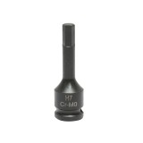 Cheie tubulara de impact hex H7, 60mm, patrat 3/8 inch Cr-Mo