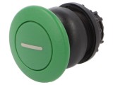 Comutator apăsare 22mm verde, IP67