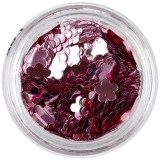 Flori nail art roz cu aspect &icirc;nvechit