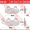 Set placute frana fata-spate TRW MCB582