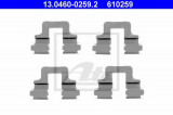 Set accesorii, placute frana VW PASSAT Variant (3C5) (2005 - 2011) ATE 13.0460-0259.2