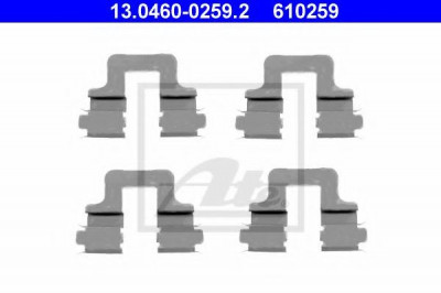 Set accesorii, placute frana AUDI A6 Allroad (4FH, C6) (2006 - 2011) ATE 13.0460-0259.2 foto