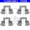 Set accesorii, placute frana AUDI A3 (8P1) (2003 - 2012) ATE 13.0460-0259.2