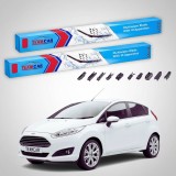 Cumpara ieftin Ștergătoare Ford Fiesta Gen VII Hatchback 2017-prezent | Set Față Flat Premium &ndash; TeamCar&reg;