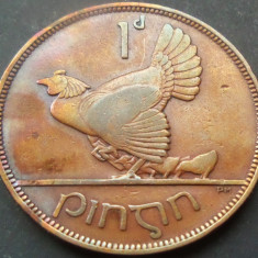 Moneda istorica 1 PENNY / PINGIN - IRLANDA, anul 1935 *cod 3323 = patina