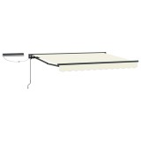 vidaXL Cort electric retractabil Crem 3,5 x 2,5 m 3422017