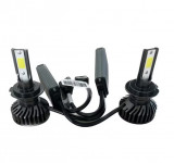 Set 2 becuri auto LED H7 F2 COB, 100W, BZRSH, lumina alb-rece, 12.000 lumeni, 12V, IPF